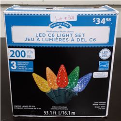 HOLIDAY TIME MULTICOLOUR LED C6 LIGHT SET