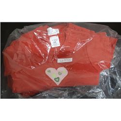 LOT OF RED T-SHIRTS