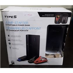 TYPE S JUMP STARTER & PORTABLE POWER BANK