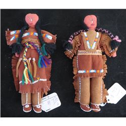 Pair of Plains Dolls