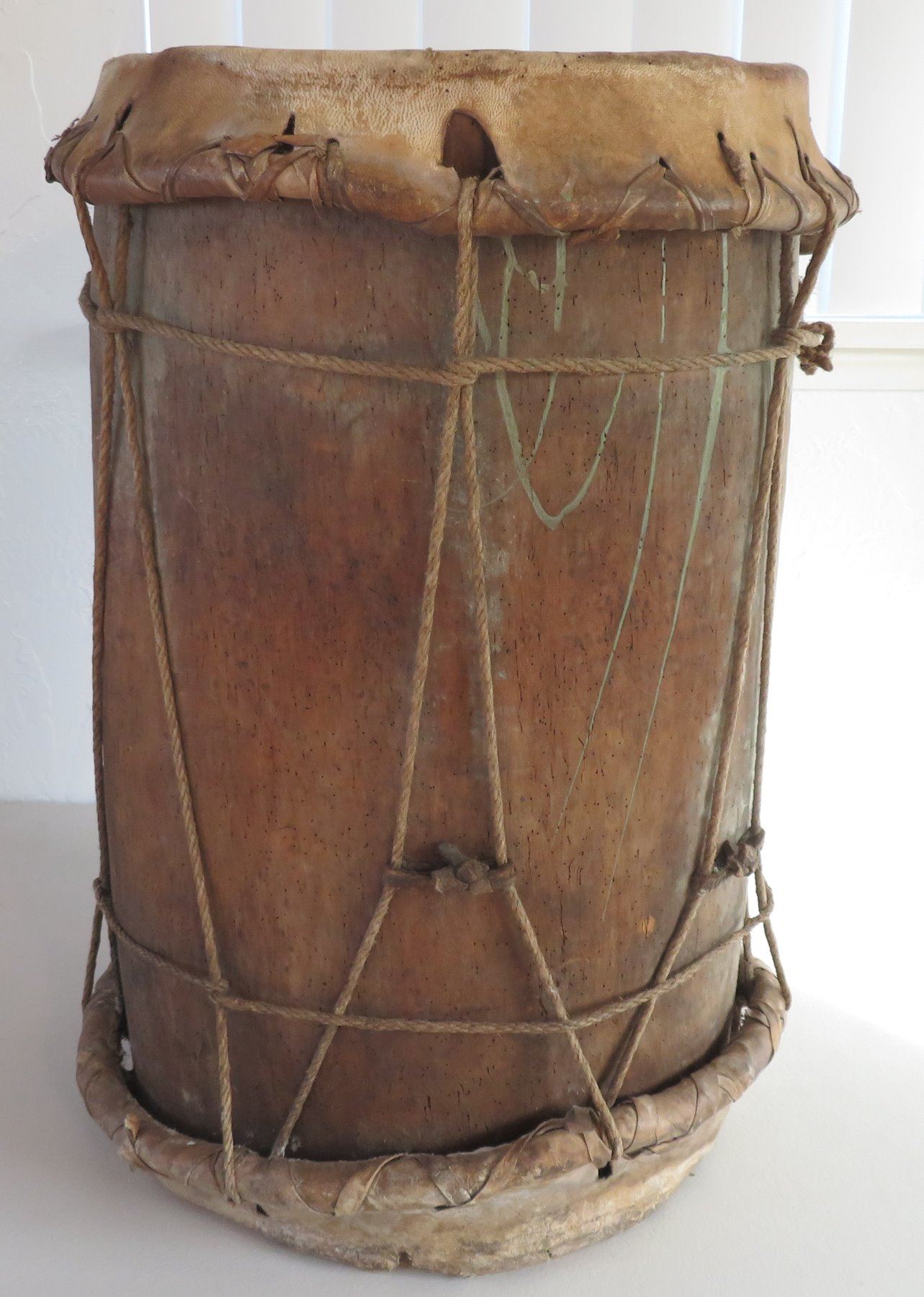 Large Antique South American Drum