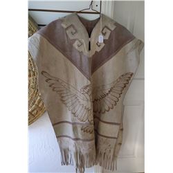 Leather Mexican Poncho