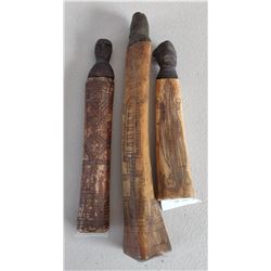 Human Effigy Bone & Wood Cases