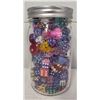 Image 1 : Full Quart Jar of Old Dice