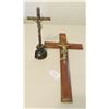Image 1 : 2 Antique Religious Crucifixes