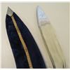 Image 20 : Antique Kukri Knife w/Silver Threaded Sheath