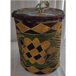 Large Beaded Cylinder