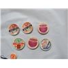 Image 3 : MILK BOTTLE CAPS (CO-OP), PIN, ORNAMENT, BOOK MARK, ETC