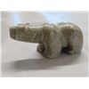 Image 2 : SOAP STONE BEAR CARVING, *UNMARKED - 1"HX2"L*