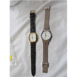2 MEN'S QUARTZ WATCHES