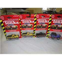 4 TONKA TOYS (DIE CAST)