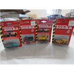 4 TONKA TOYS (DIE CAST)