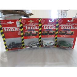 4 TONKA TOYS (DIE CAST)