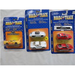 2 PKGS (ROAD & TRACK) & TWO CAR VALUE PACKS *1/64 DIE CAST* CAR (QTY 5)