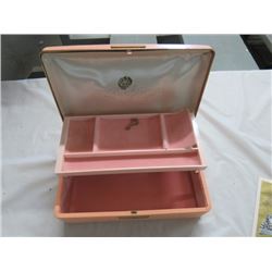 JEWELLERY BOX (W/KEY) *W/OLD LETTERS*