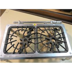 CAST IRON *PAINTED* STOVE *GAS, 2 BURNER*