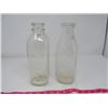 Image 2 : 2 VINTAGE MILK BOTTLES