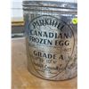 Image 2 : 38 LB TIN (PARKHILL CREAMER) *FROZEN EGGS*