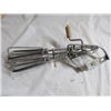 Image 5 : LOT OF 2 VINTAGE EGG BEATERS, POTATO MASHER, MEAT FORK