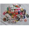 Image 4 : LOT OF LAPEL ADVERTISING BUTTONS IN KRAFT PEANUT BUTTER GLASS JAR