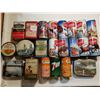 Image 1 : LOT OF VINTAGE TINS (ALL HARD TIN) *60s, 70s*