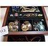 Image 3 : JEWELLERY BOX (W/CONTENTS)