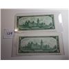 Image 2 : 2 - 1967 CNDN $1 DOLLAR BANK NOTES (1 W/SERIAL #, 1 - W/O)