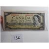 Image 1 : 1954 CNDN $20 DOLLAR BANK NOTE (GW PREFIX)
