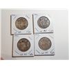 Image 1 : LOT OF CNDN SILVER 50 CENT PCS (1940, 41, 42, 43)