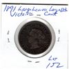 Image 2 : 1891 LLLD LARGE VICTORIA CENT