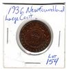 Image 1 : 1936 NEWFOUNDLAND LARGE CENT