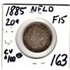 Image 2 : 1885 (NEWFOUNDLAND) 20 CENT PIECE *RARE*