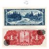 Image 2 : 1954 $5 BILL & 1967 MEXICAN PESO BILL