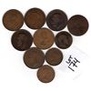 Image 2 : 10 VICTORIA TO ELIZABETH LARGE *COPPER BRITISH* COINS