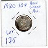 Image 2 : 1920 HIGHER GRADE 10 CENTS