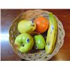 Image 1 : CERAMIC FRUIT IN BASKET