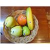 Image 2 : CERAMIC FRUIT IN BASKET