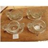 Image 1 : FOUR CLEAR GLASS (EASTER EGG) CUP CHICKENS