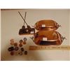 Image 2 : CURLING PINS, TROPHY & (SOLID COPPER) CURLING KNICK KNACK DISHES
