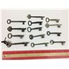 Image 1 : LOT OF 13 SKELETON KEYS