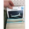 Image 7 : HUGE LOT (100s) OF AIRPLANE COLLECTOR CARDS