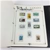 Image 7 : VINTAGE (CANADA) STAMP ALBUM W/MANY STAMPS