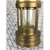 Image 5 : BRASS MINING LANTERN (E. THOMAS & WILLIAM CAMBRIAN) W/ 10 YEAR INSCRIPTION