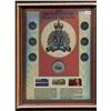 Image 1 : 1973 COIN & STAMP PLAQUE (THE YEAR CANADA SALUTED THE RCMP)