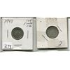 Image 1 : 1943 CNDN 10 CENT PC (SILVER) & 1950 CNDN 10 CENT PC (SILVER)