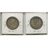 Image 2 : LOT OF 2 1918 CNDN 50 CENT PCS (SILVER)