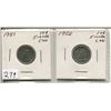 Image 1 : 1951 CNDN 10 CENT PC (SILVER) & 1952 CNDN 10 CENT PC (SILVER)