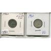 Image 1 : LOT OF 2 - 1960 CNDN 10 CENT PCS (SILVER)