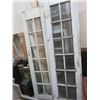 Image 7 : FRENCH DOORS *SASKATCHEWAN BUILT 1920s*, (WOODEN, 90"X 24")