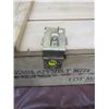 Image 11 : AMMUNITION CRATE (WOODEN, MILITARY) "FOR M68 -  2 CARTRIDGE 105 MM" *47" X 14½" X 8½"*